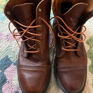 Allen Edmonds Dark Brown Leather Boots